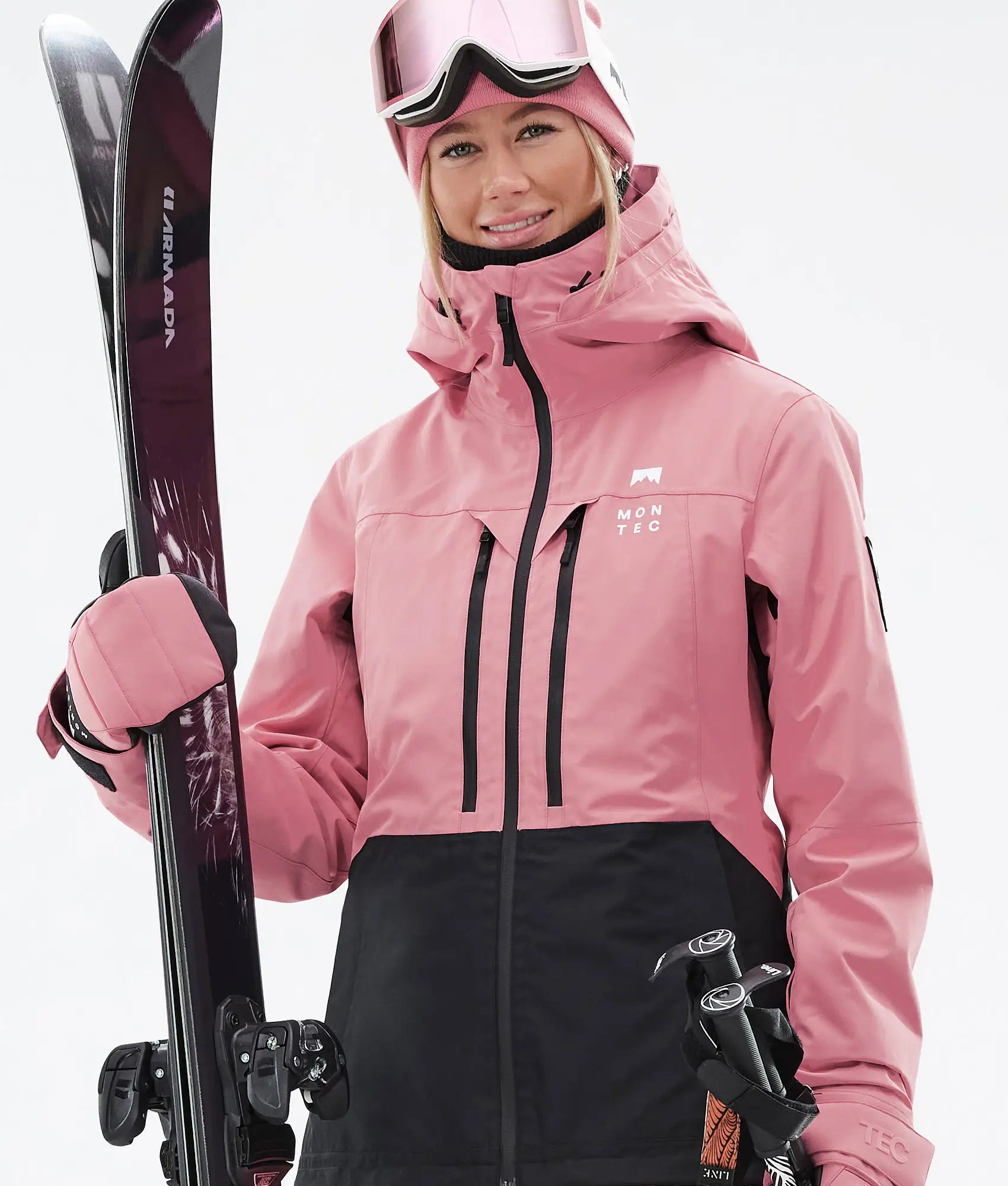 Moss W Skijacke Damen - Pink/Black