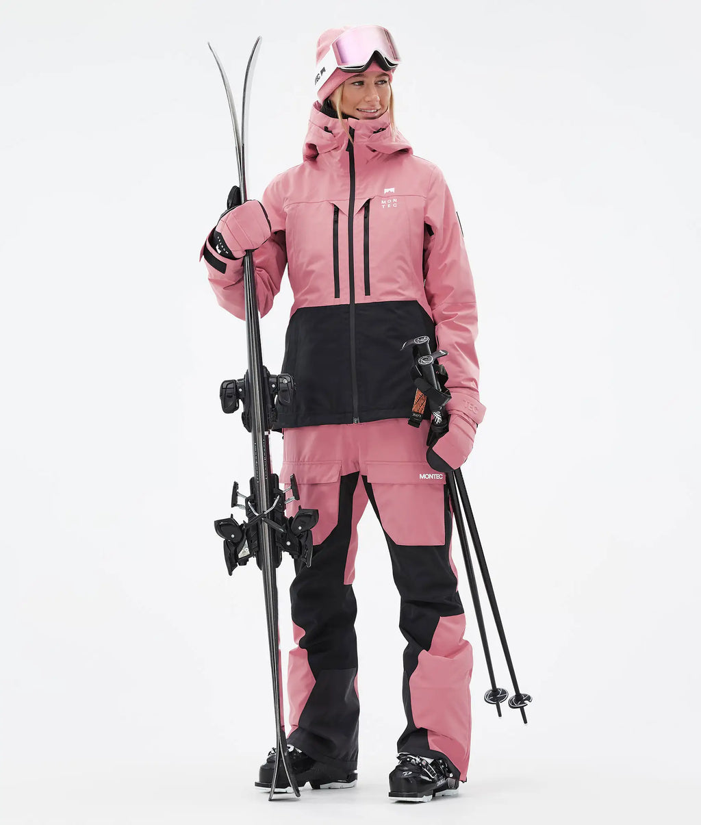 Moss W Skijacke Damen - Pink/Black