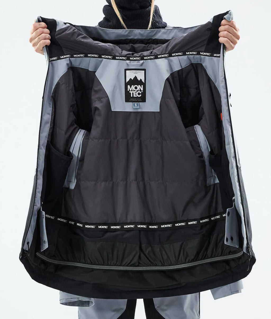 Moss W Skijacke Damen - Soft Blue/Black