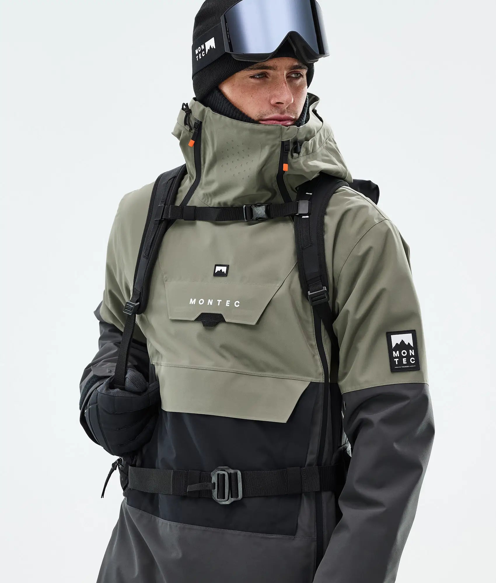 Doom Skijacke Herren - Greenish/Black/Phantom