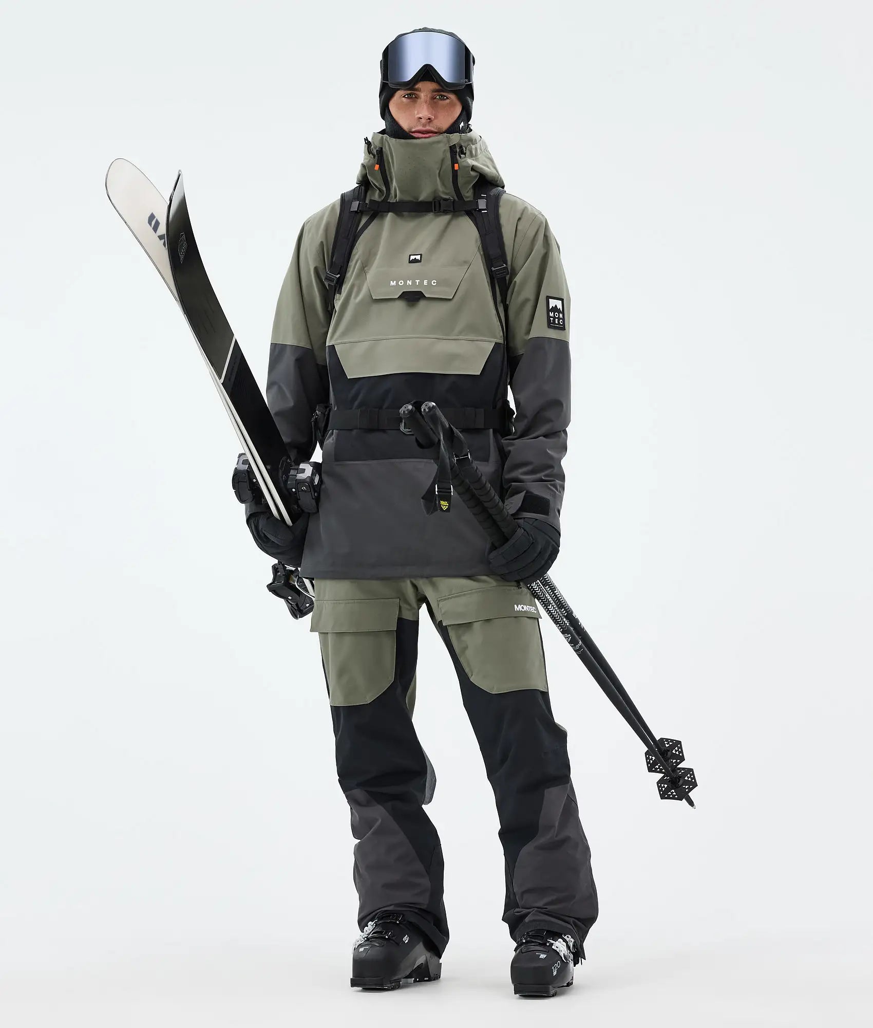 Doom Skijacke Herren - Greenish/Black/Phantom