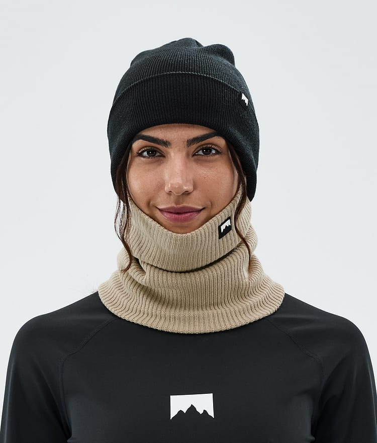 Classic Knitted Facemask Sand