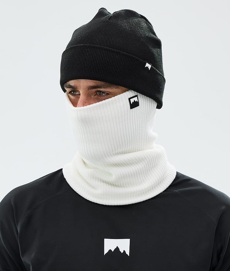 Classic Knitted Facemask Old White