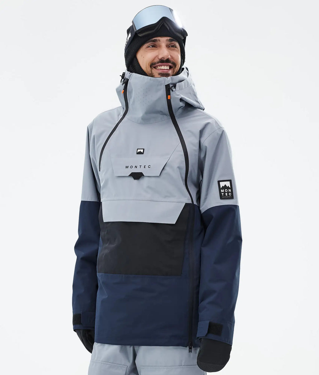 Doom Skijacke Herren - Soft Blue/Black/Dark Blue