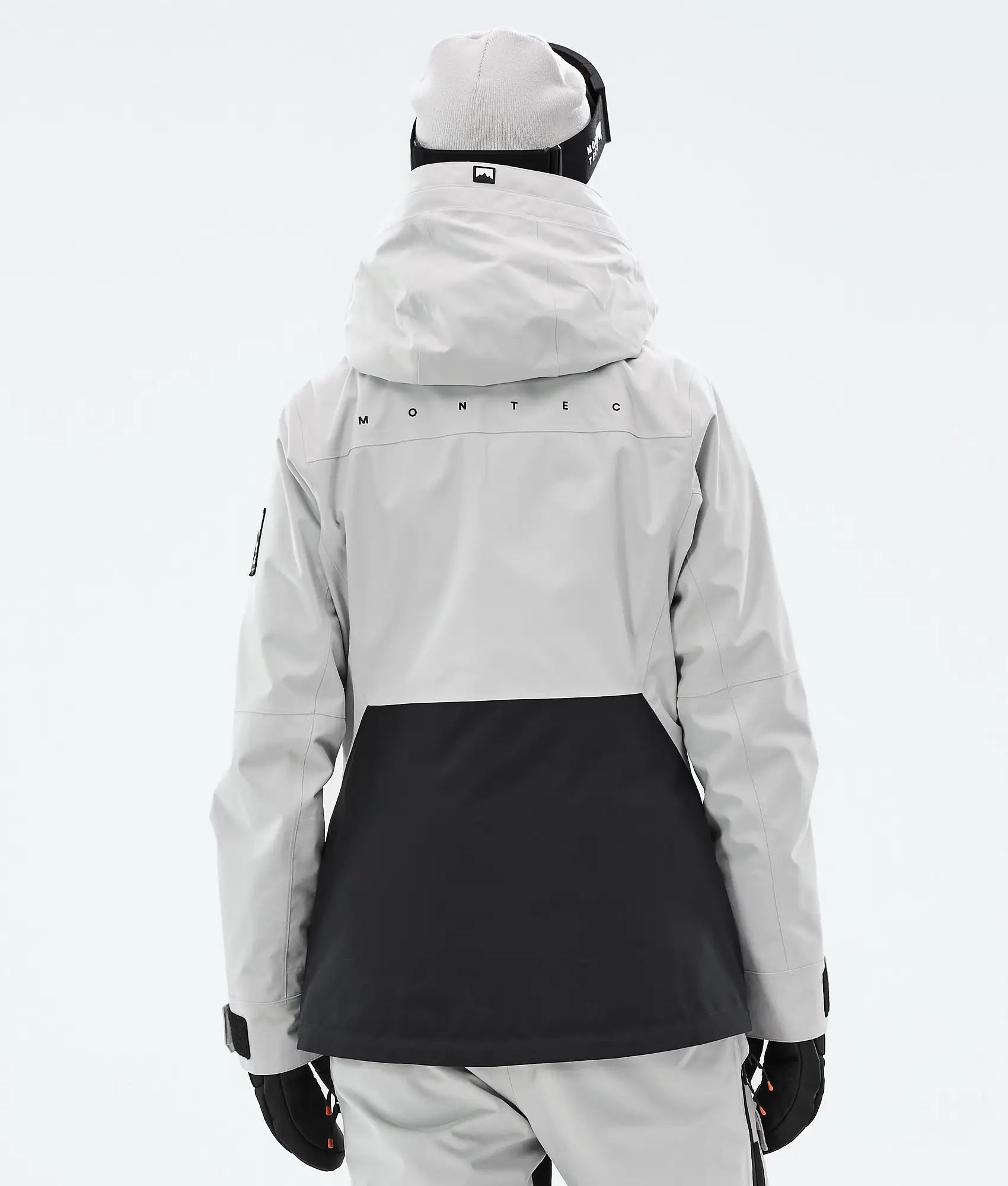 Moss W Skijacke Damen - Light Grey/Black