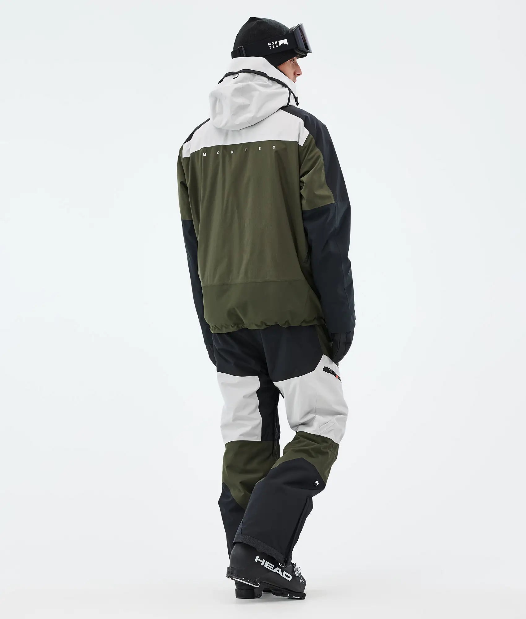 Oracle Skijacke Herren - Light Grey/Black/Olive Green