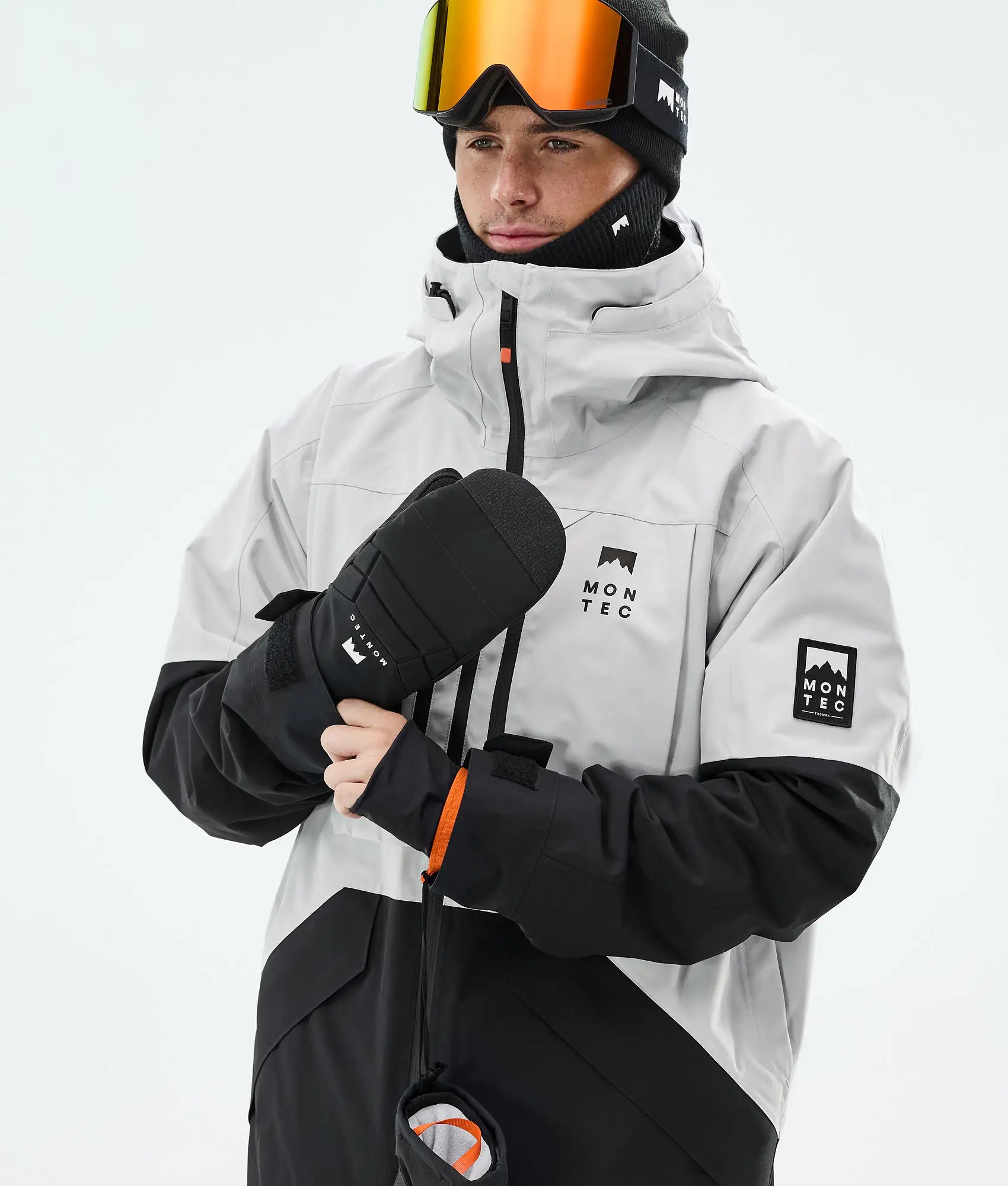 Arch Skijacke Herren - Light Grey/Black