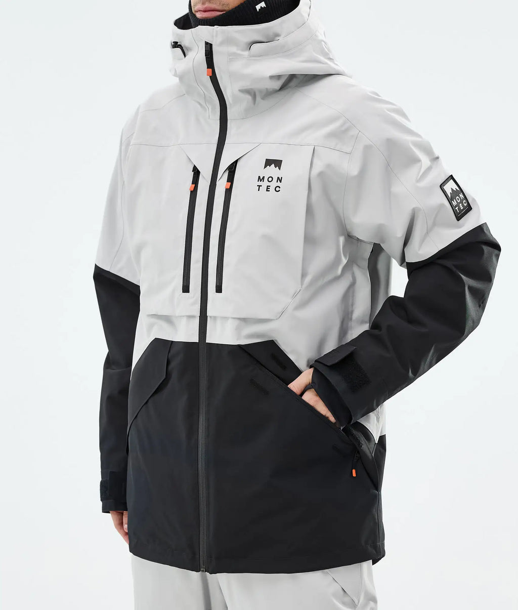 Arch Skijacke Herren - Light Grey/Black