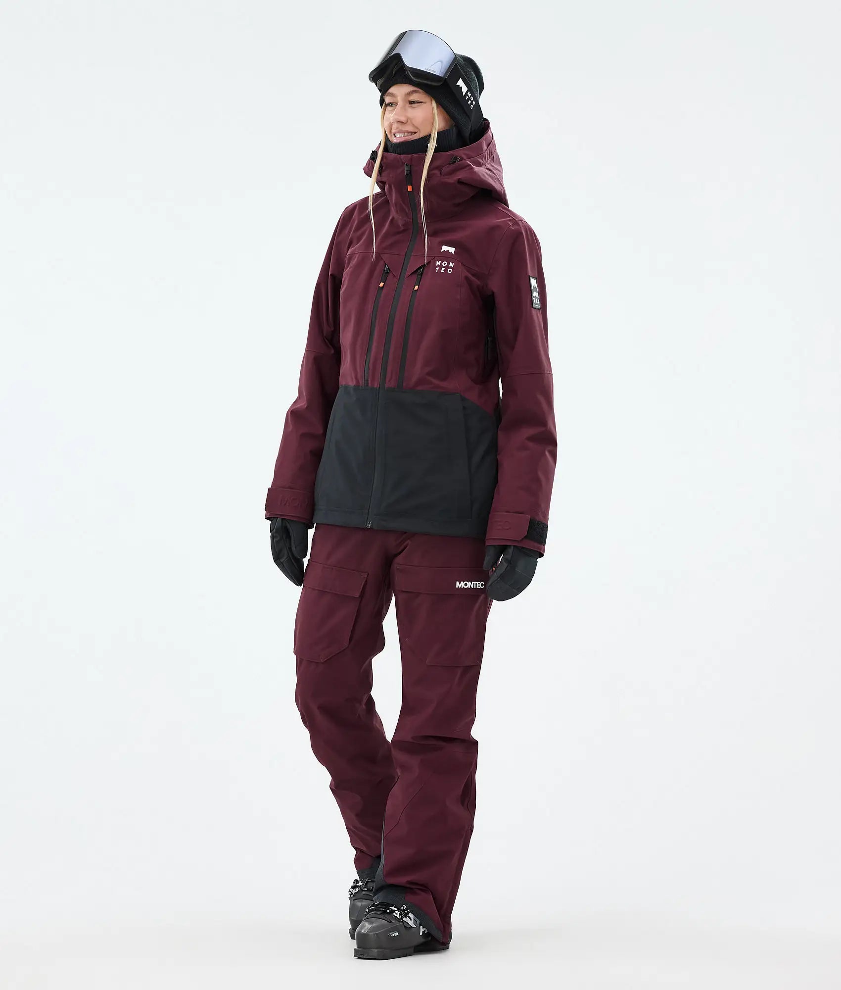 Kirin W Skihose Damen - Burgundy